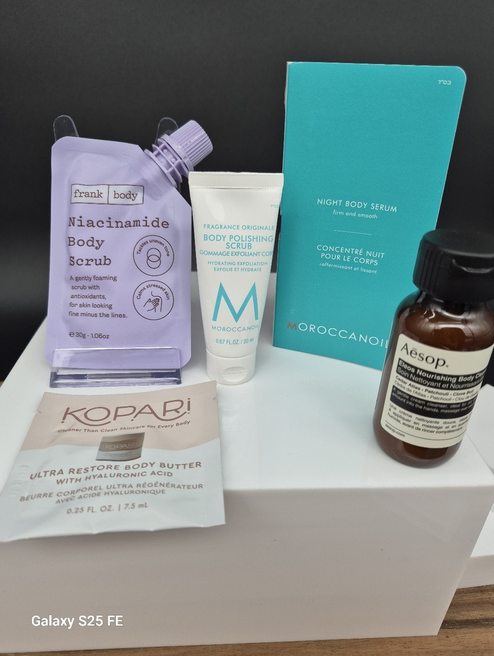 CLEARANCE! 5-Piece Body Care Set: Moroccanoil, Kopari, Frank Body & Aesop, New